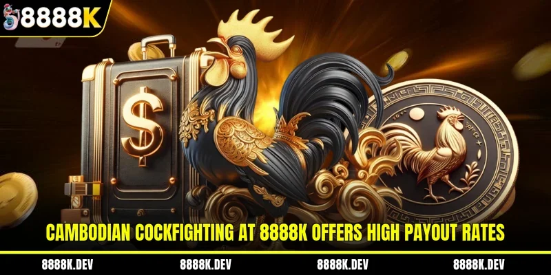 Cambodian cockfighting at 8888K offers high payout rates
