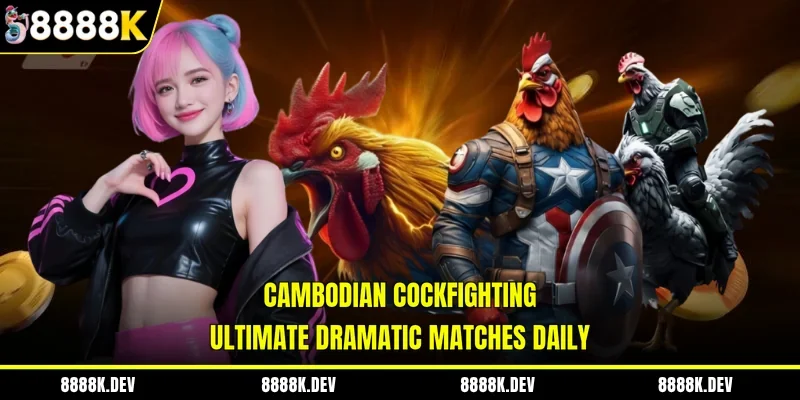 Cambodian Cockfighting - Ultimate Dramatic Matches Daily