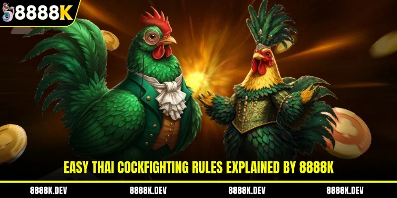 Easy Thai cockfighting rules explained by 8888K