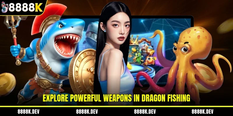 Explore powerful weapons in Dragon Fishing