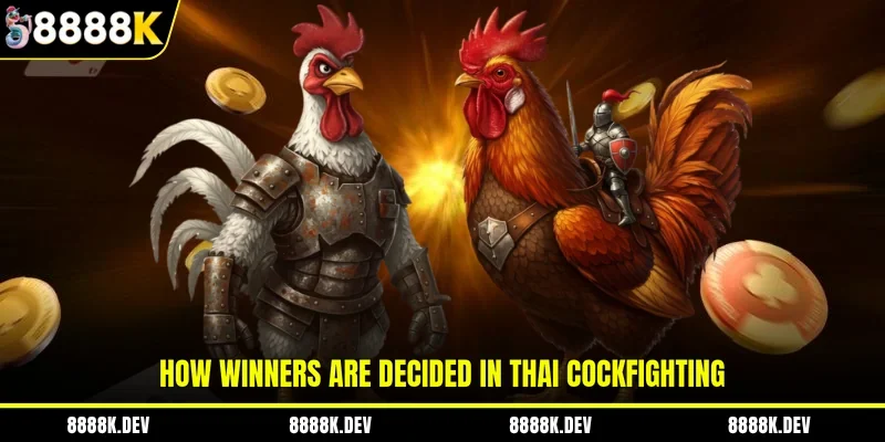 How winners are decided in Thai cockfighting