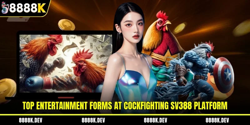 Top entertainment forms at cockfighting SV388 platform